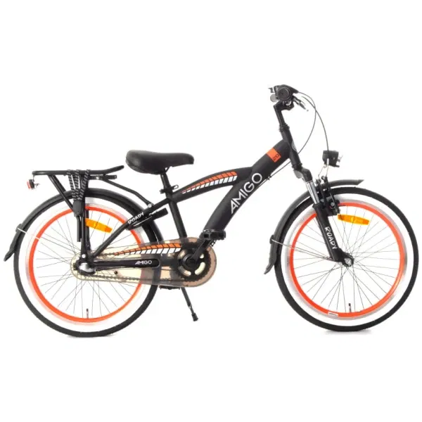 amigo roady 20 inch 275 cm jongens 3v terugtraprem zwart oranje 1023567 20231030140515