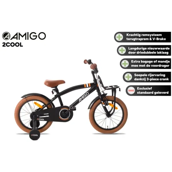 amigo 2cool 16 inch 26 cm jongens terugtraprem zwart 2 1023540 20240410151550