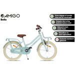 amigo bella 16 inch 26 cm meisjes terugtraprem groen 2 1022214 20240410150354