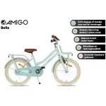 amigo bella 16 inch 26 cm meisjes terugtraprem groen 2 1022214 20240410150354