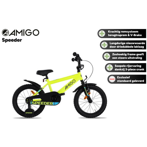 amigo speeder 16 inch 27 cm jongens terugtraprem geel zwart 2 1021809 20240410155548