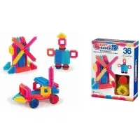 Bristle Blocks Box Met 36 Stuks
