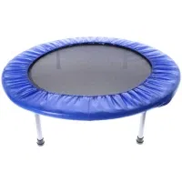 Alert Opvouwbaar Fitness Trampoline 97 Cm Blauw/Zwart