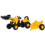 rolly toys traptractor rollykid jcb jongens geel 176130