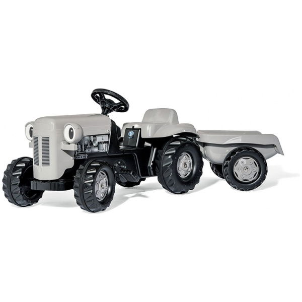 rolly toys traptractor rollykid litlle grey fergie junior grijs 2 176097