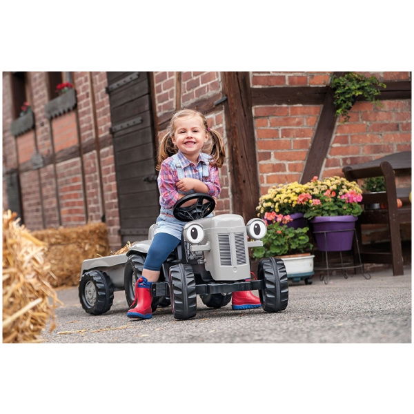 rolly toys traptractor rollykid litlle grey fergie junior grijs 3 176097