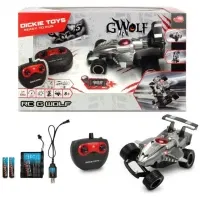 Dickie Toys Rc G-Wolf Raceauto + Licht Zilver/Zwart