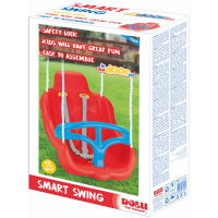 Dolu Schommelstoel Rood/Blauw