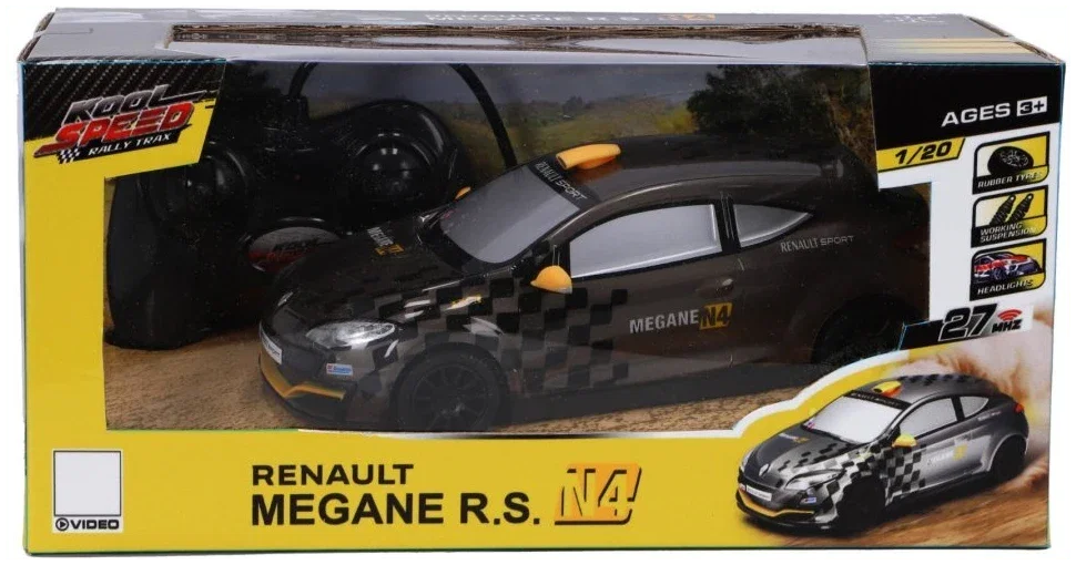 8710124149616_1.jpg Kool Speed Rc Renault MÉGane R.s. N4 1:20 + Licht - Afbeelding 1