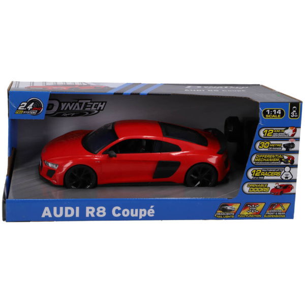 Overige Merken Rc Audi R8 1:14 + Licht Rood - Afbeelding 1