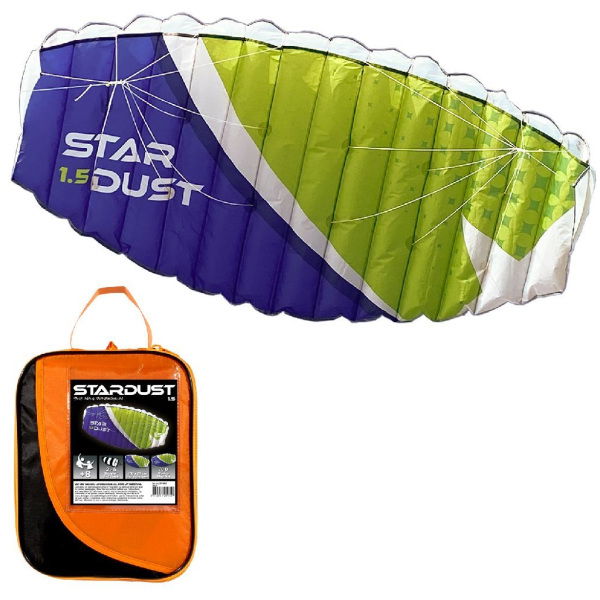 Rhombus Stardust 1.5 Matrasvlieger 150X65 Cm Groen/Donkerblauw - Afbeelding 1