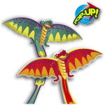 Rhombus Pop-Up 3D Dragon Vlieger Assorti
