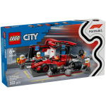 Lego City 60443 F1 Pitstop En Pitcrew Met Ferrari