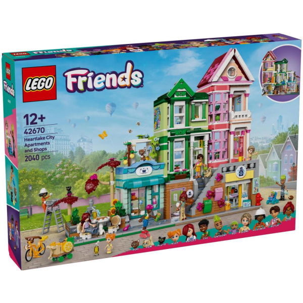 Lego Friends 42670 Heartlake City Appartementen En Winkels - Afbeelding 1