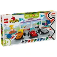 Lego Duplo 10445 F1 Team Racewagens En Coureurs