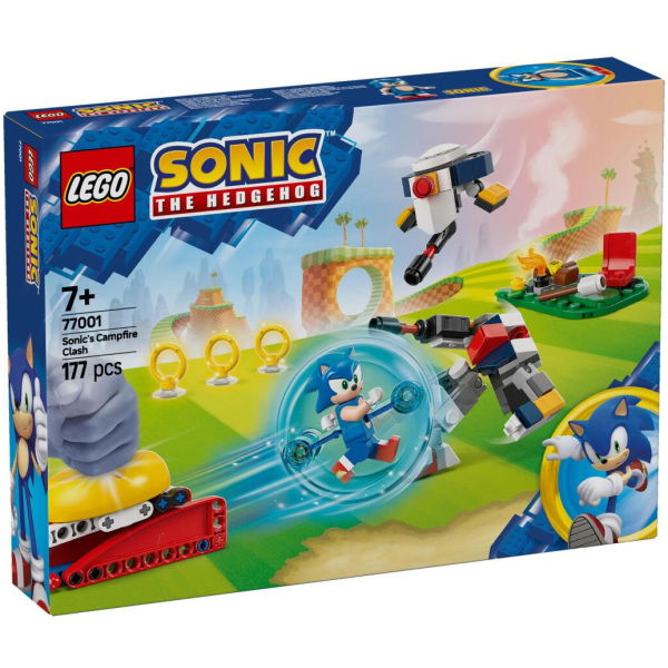 Lego Sonic The Hedgehog 77001 Sonics Krachtmeting Bij Het Kampvuur - Afbeelding 1