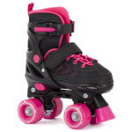 aventuri verstelbare rolschaatsen semi softboot zwart roze 1033779 20241119100130