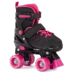 aventuri verstelbare rolschaatsen semi softboot zwart roze 1033779 20241119100130