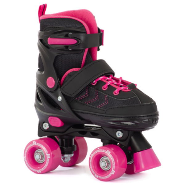 aventuri verstelbare rolschaatsen semi softboot zwart roze 1033779 20241119100130