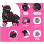 aventuri verstelbare rolschaatsen semi softboot zwart roze 2 1033779 20241120142542