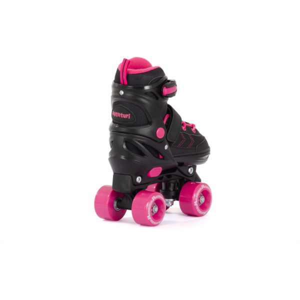 aventuri verstelbare rolschaatsen semi softboot zwart roze 6 1033779 20241119100159