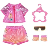 Baby Born Fiets Outfit 43 Cm Roze/Oranje