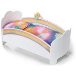 Baby Born Regenboog Bed + Licht En Geluid Wit