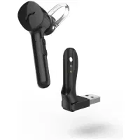 Hama Mono-Bluetooth Headset Myvoice1300 Multipoint Spraakbesturing Zwart