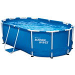 Summer Waves Zwembad Active Oval Frame 300 X 200 X 84 Cm + Filterpomp