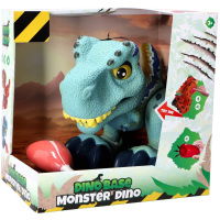 Overige Merken Dinobase Monster Dino + Licht En Geluid Blauw