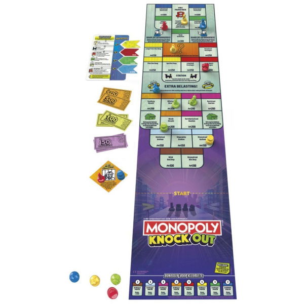 Hasbro Gaming Monopoly Knockout - Afbeelding 2
