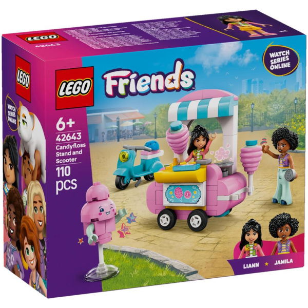 Lego Friends 42643 Suikerspinkraam En Scooter - Afbeelding 1