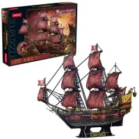 Cubic Fun 3D Puzzel Queen Anne Revenge 391 Stukjes