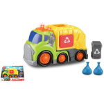 Overige Merken Kiddy Go Vuilniswagen + Licht En Geluid 19.5 Cm