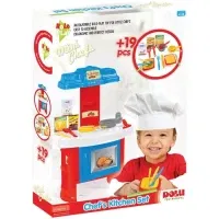 Dolu Chef'S Kitchen Speelgoedkeuken 19-Delig