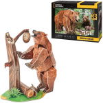 National Geographic 3D Puzzel Bruine Beer 88 Stukjes