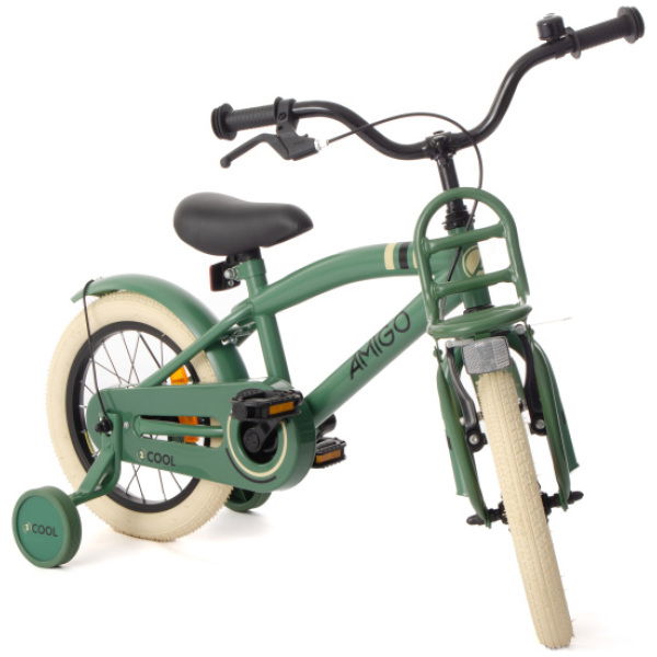 amigo 2cool 14 inch 24 cm jongens terugtraprem groen 3 1023539 20231103140924