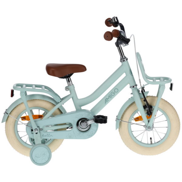 amigo bella 12 inch 21 cm meisjes terugtraprem groen 1022208 20230907135832