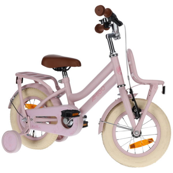 amigo bella 12 inch 21 cm meisjes terugtraprem roze 4 1022206 20230907140055