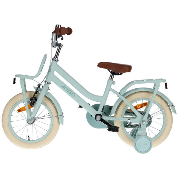 amigo bella 14 inch 24 cm meisjes terugtraprem groen 2 1022211 20230907140806