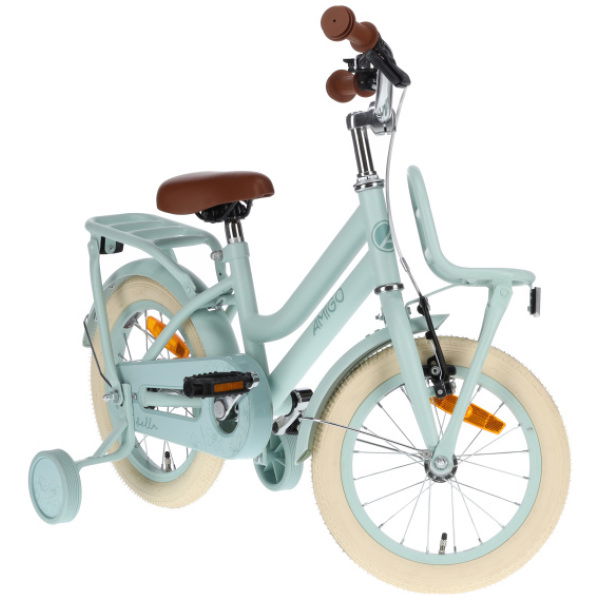 amigo bella 14 inch 24 cm meisjes terugtraprem groen 4 1022211 20230907140811