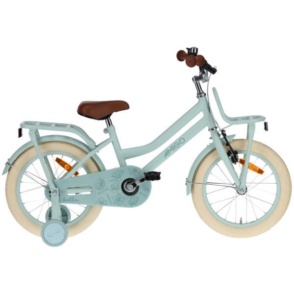 amigo bella 16 inch 26 cm meisjes terugtraprem groen 1022214 20231012185815 1