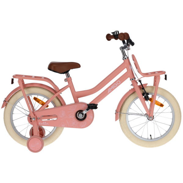 amigo bella 16 inch 26 cm meisjes terugtraprem zalmroze 1022213 20230907141603 1