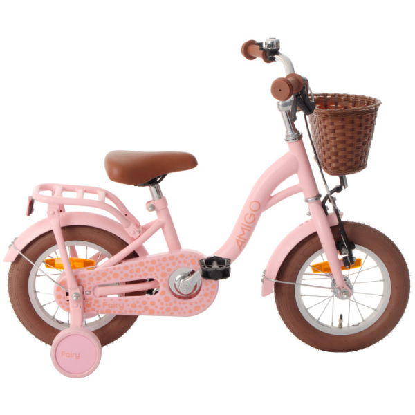 amigo fairy 12 inch 21 cm meisjes terugtraprem zalmroze 1023548 20231213111716