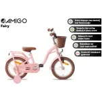 amigo fairy 14 inch 22 cm meisjes terugtraprem zalmroze 2 1023552 20240604140335