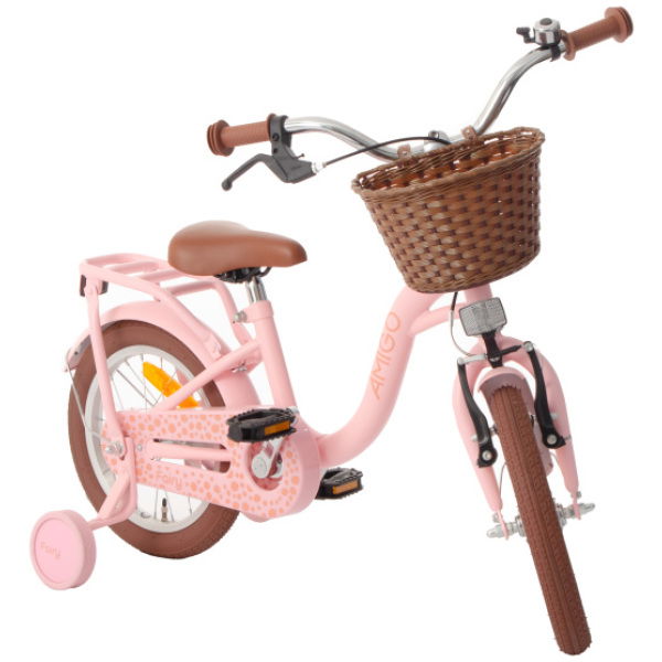 amigo fairy 14 inch 22 cm meisjes terugtraprem zalmroze 3 1023552 20231215144829