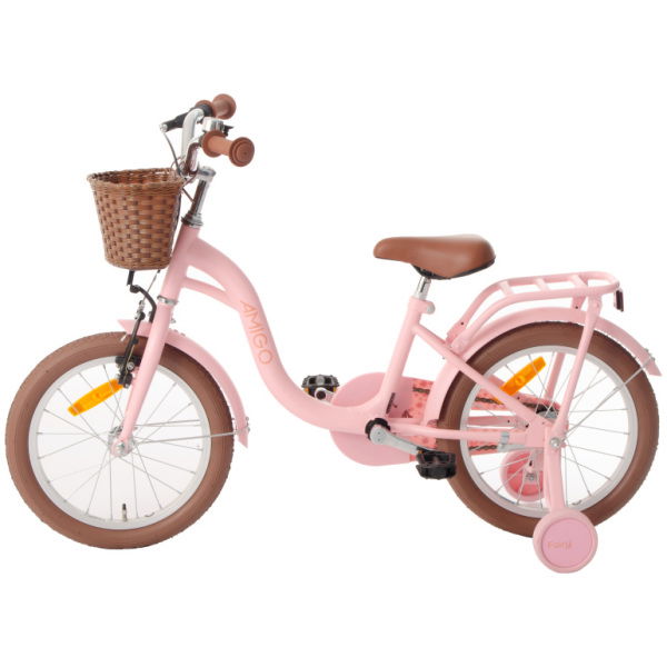 amigo fairy 16 inch 245 cm meisjes terugtraprem zalmroze 2 1023555 20231215161900