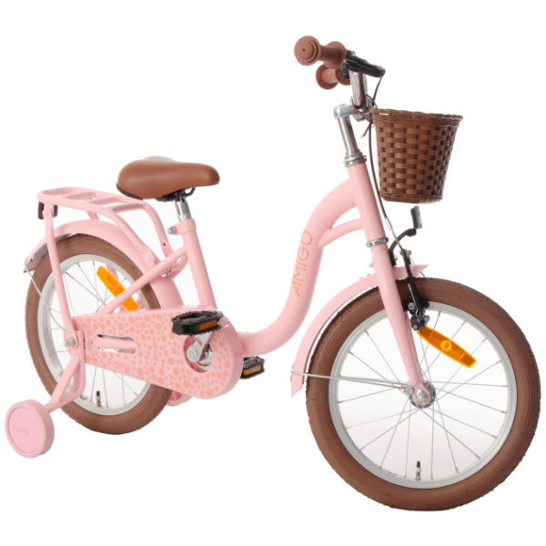 amigo fairy 16 inch 245 cm meisjes terugtraprem zalmroze 4 1023555 20231215161906