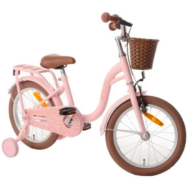 amigo fairy 16 inch 245 cm meisjes terugtraprem zalmroze 4 1023555 20231215161906