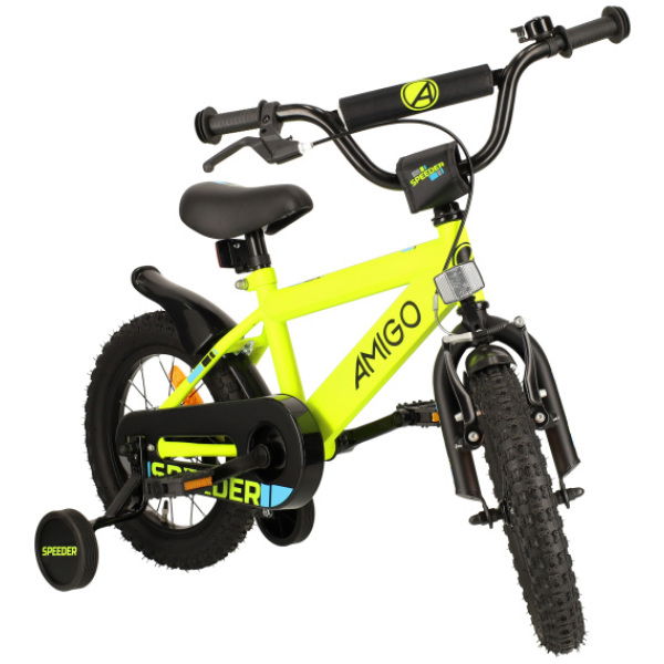 amigo speeder 14 inch 24 cm jongens terugtraprem geel zwart 3 1021805 20230815114808